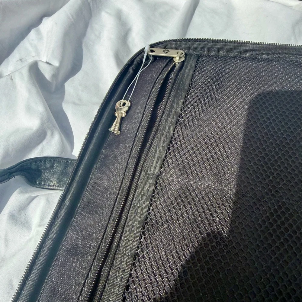 Samsonite Professional Leather Series Laptop Briefcase Shoulder Bag Black